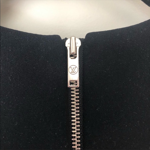 Louis Vuitton Uniform Fit and Flare Navy Dress - Picture 3 of 10